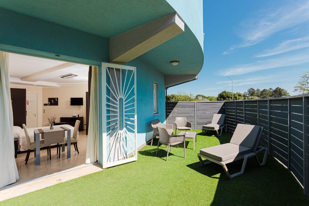 Hotel-Residence-B&B Le Dune Beach Service Included Lido Adriano Exterior foto