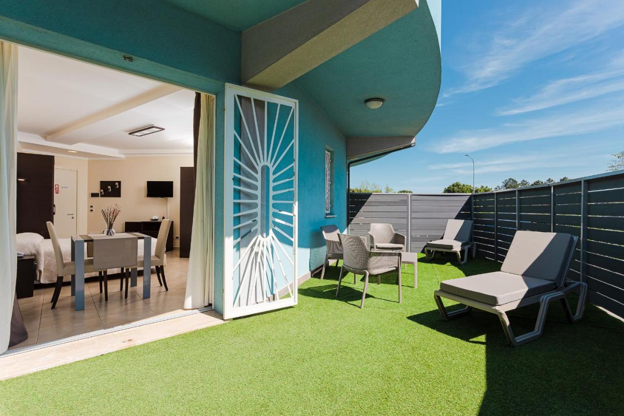 Hotel-Residence-B&B Le Dune Beach Service Included Lido Adriano Exterior foto