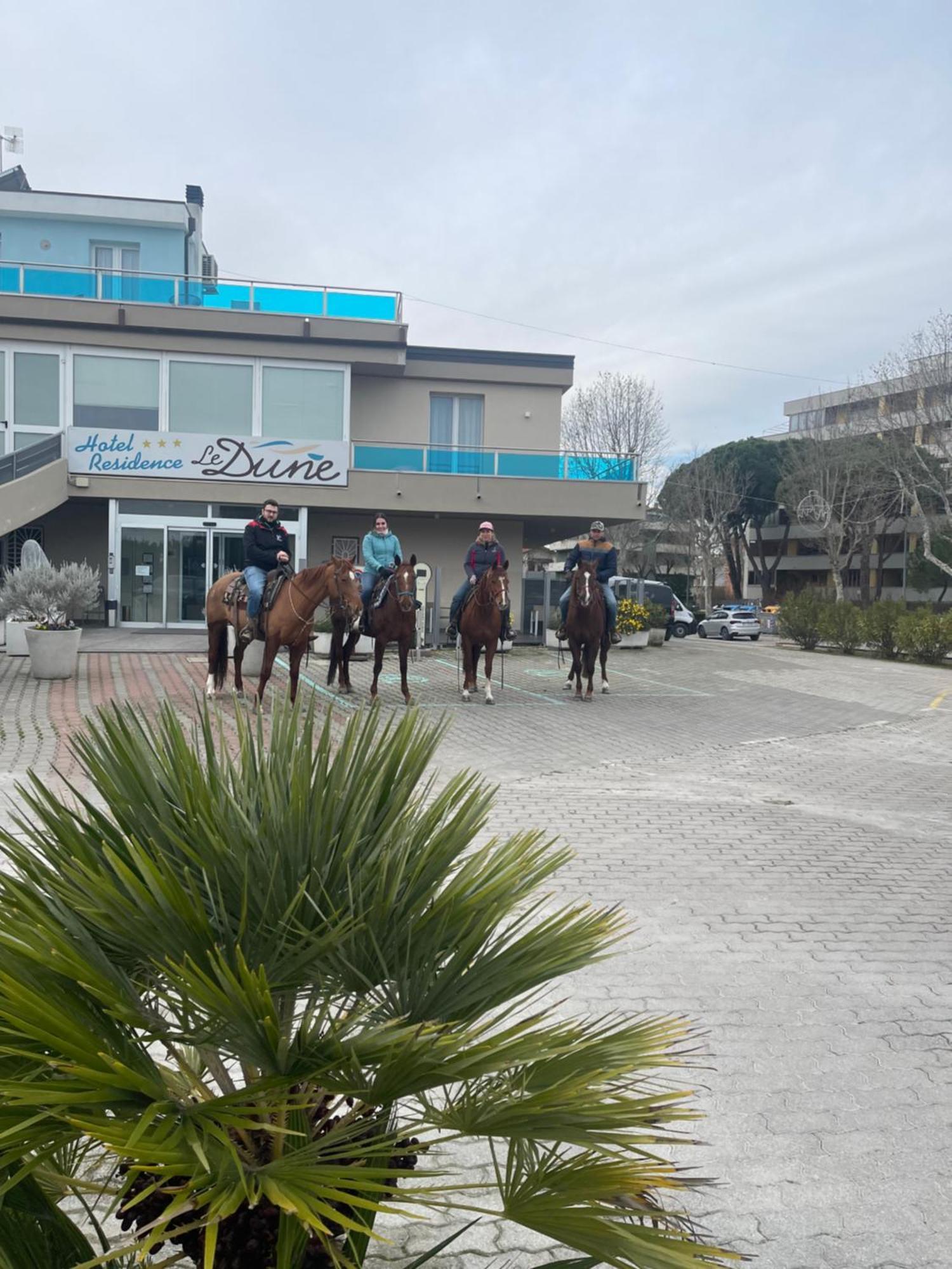 Hotel-Residence-B&B Le Dune Beach Service Included Lido Adriano Exterior foto