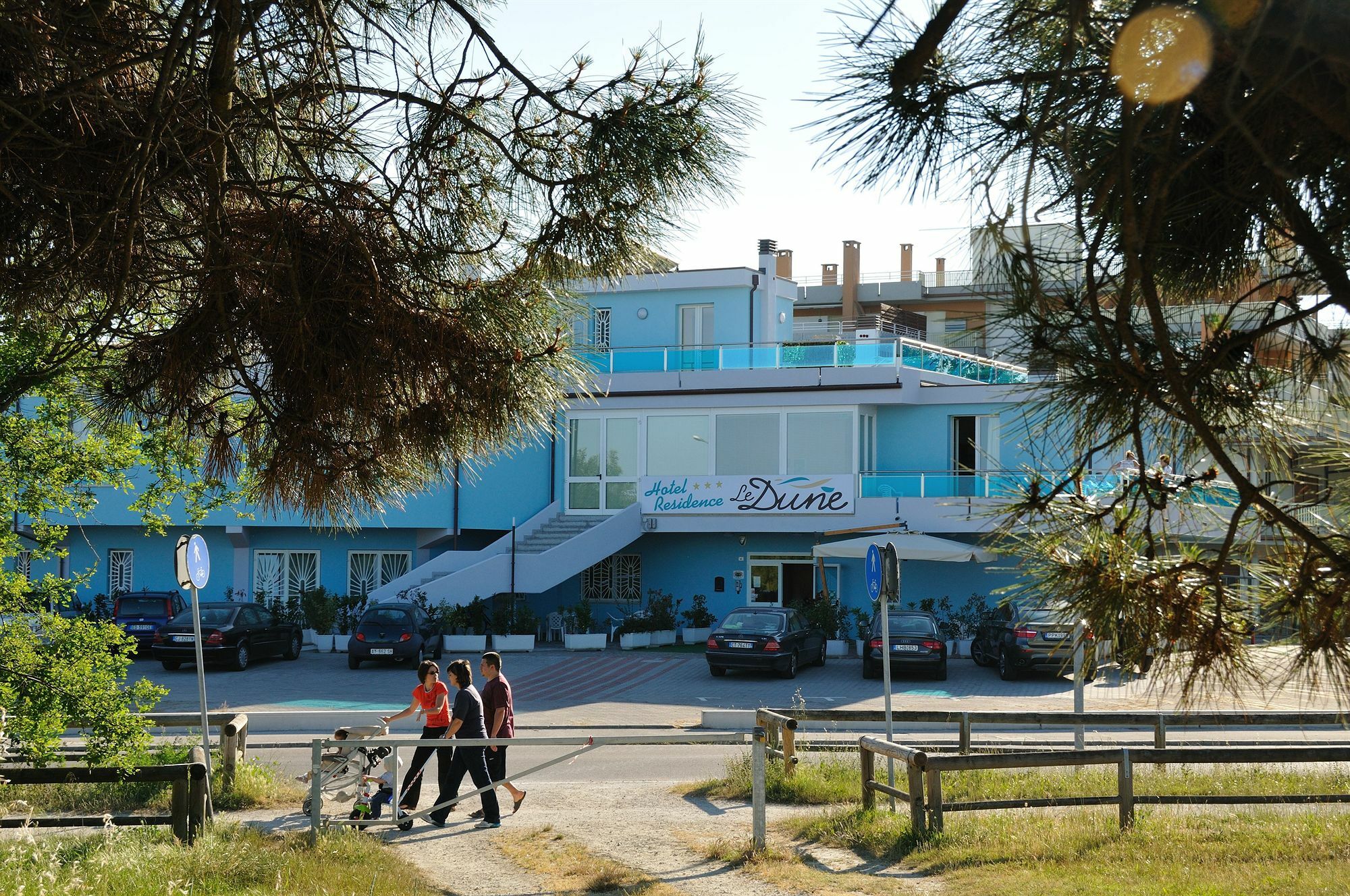Hotel-Residence-B&B Le Dune Beach Service Included Lido Adriano Exterior foto